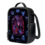 Sagittarius And Astrological Signs Print Crossbody Lunch Bag