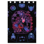 Sagittarius And Astrological Signs Print Curtain
