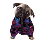 Sagittarius And Astrological Signs Print Dog Zip Up Jacket