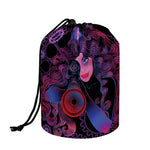 Sagittarius And Astrological Signs Print Drawstring Makeup Bag