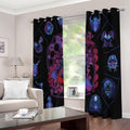 Sagittarius And Astrological Signs Print Extra Wide Grommet Curtains