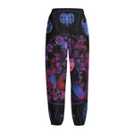 Sagittarius And Astrological Signs Print Fleece Lined Knit Pants