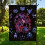 Sagittarius And Astrological Signs Print Garden Flag