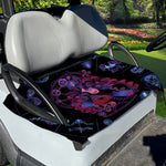 Sagittarius And Astrological Signs Print Golf Cart Seat Cover