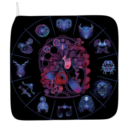 Sagittarius And Astrological Signs Print Hand Towel