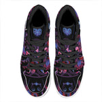 Sagittarius And Astrological Signs Print High Top Leather Sneakers