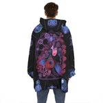 Sagittarius And Astrological Signs Print Hoodie Blanket