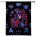 Sagittarius And Astrological Signs Print House Flag