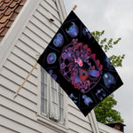 Sagittarius And Astrological Signs Print House Flag