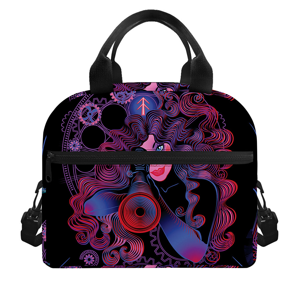 Sagittarius And Astrological Signs Print Insulated Lunch Bag