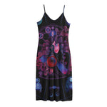 Sagittarius And Astrological Signs Print Jersey Midi Cami Dress