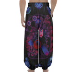 Sagittarius And Astrological Signs Print Lantern Pants