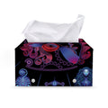 Sagittarius And Astrological Signs Print Leather Tissue Box Cover