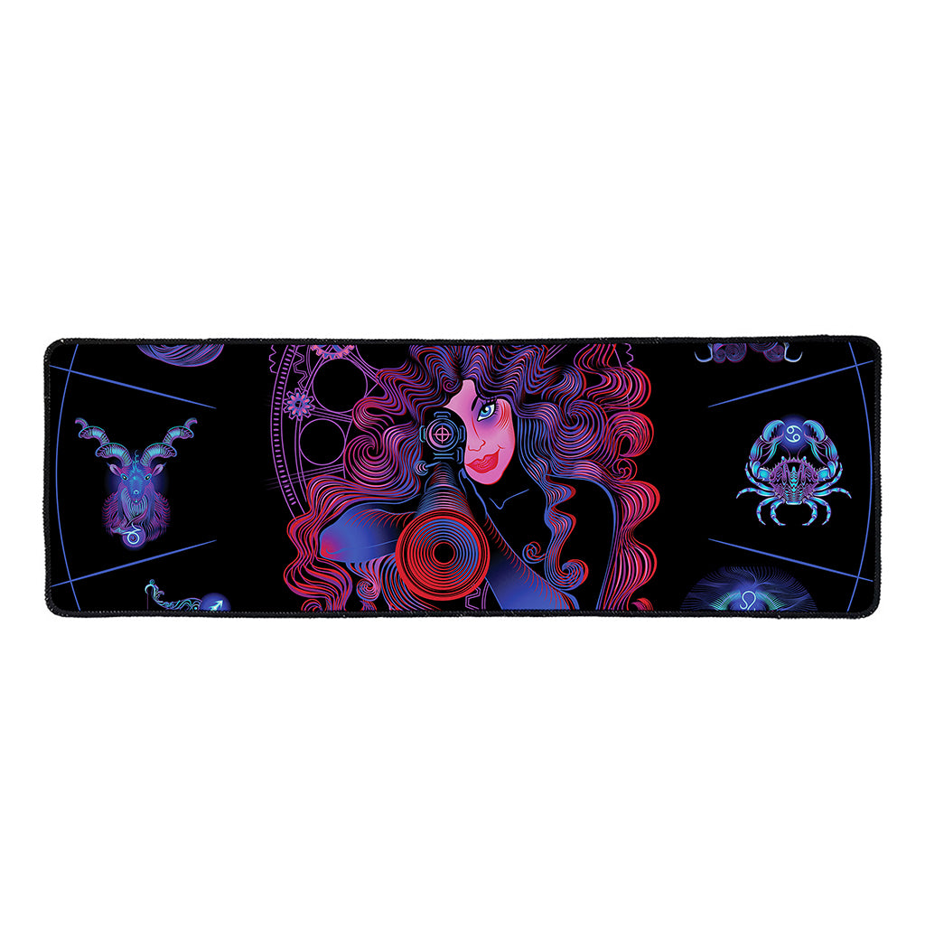 Sagittarius And Astrological Signs Print Long Kitchen Mat