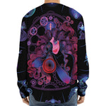 Sagittarius And Astrological Signs Print Long Sleeve Baseball Jersey