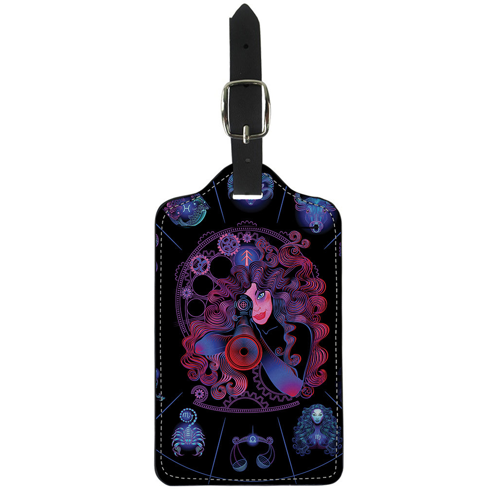 Sagittarius And Astrological Signs Print Luggage Tag