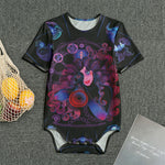 Sagittarius And Astrological Signs Print Men's Bodysuit