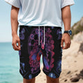 Sagittarius And Astrological Signs Print Men's Cargo Shorts