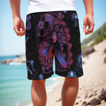 Sagittarius And Astrological Signs Print Men's Cargo Shorts