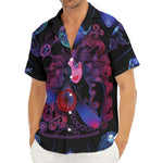 Sagittarius And Astrological Signs Print Men's Deep V-Neck Shirt