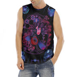 Sagittarius And Astrological Signs Print Men's Fitness Tank Top