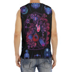 Sagittarius And Astrological Signs Print Men's Fitness Tank Top