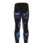 Sagittarius And Astrological Signs Print Men's leggings