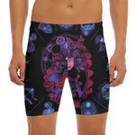 Sagittarius And Astrological Signs Print Men's Long Boxer Briefs