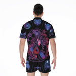 Sagittarius And Astrological Signs Print Men's Rompers