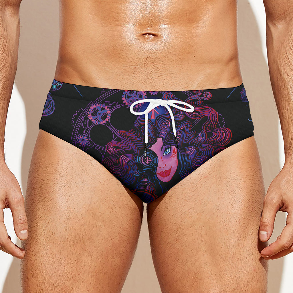 Sagittarius And Astrological Signs Print Men's Swim Briefs