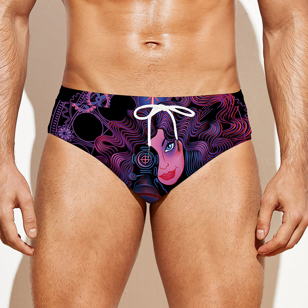 Sagittarius And Astrological Signs Print Men's Swim Briefs