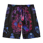 Sagittarius And Astrological Signs Print Men's Swim Trunks