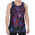 Sagittarius And Astrological Signs Print Men's Velvet Tank Top