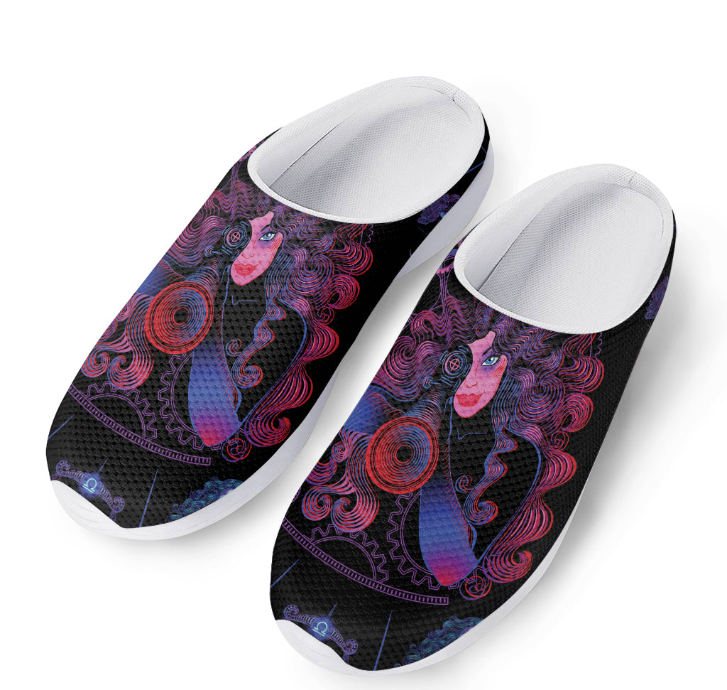 Sagittarius And Astrological Signs Print Mesh Casual Shoes