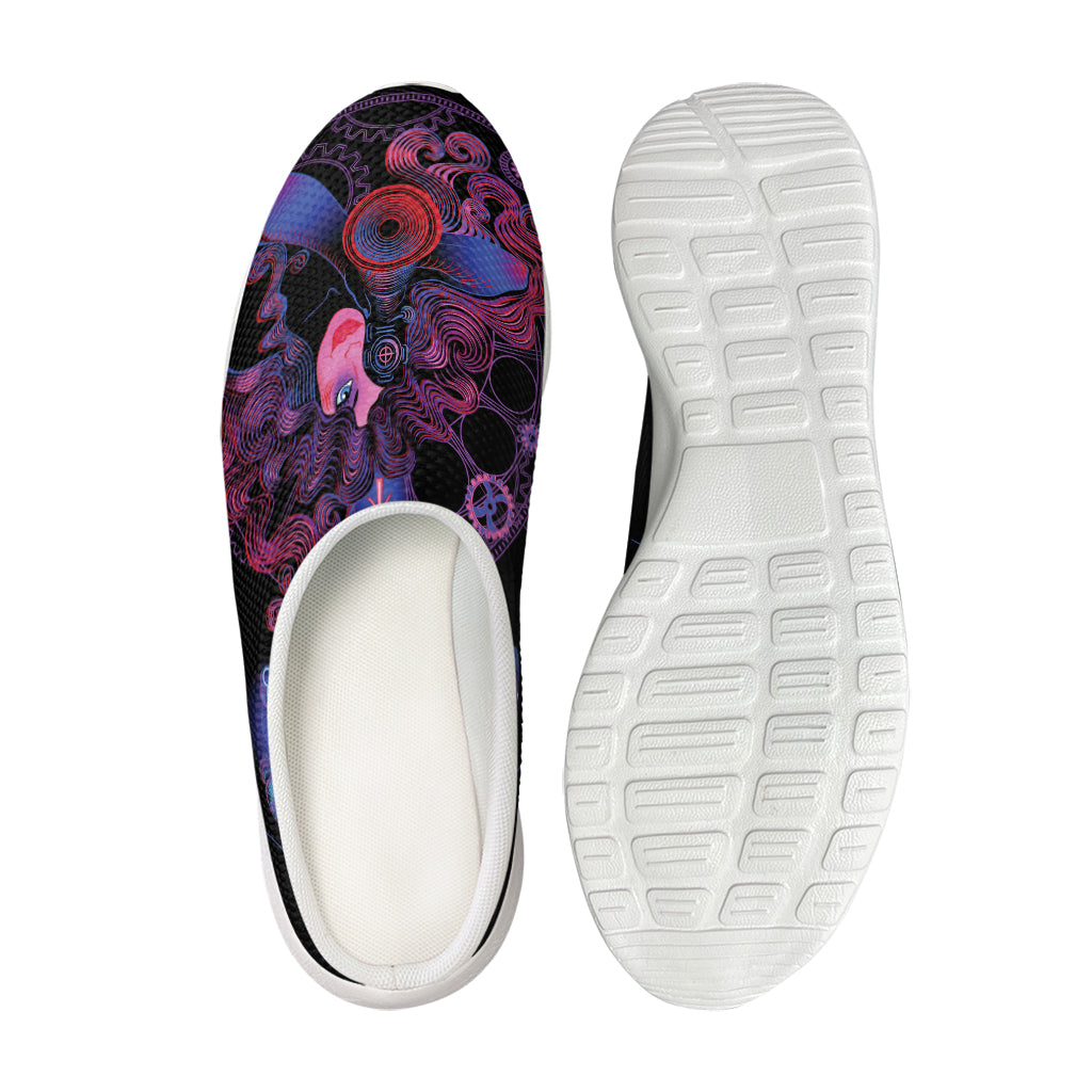 Sagittarius And Astrological Signs Print Mesh Casual Shoes