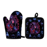 Sagittarius And Astrological Signs Print Oven Mitt And Pot Holder Set