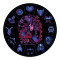 Sagittarius And Astrological Signs Print Round Floor Mat