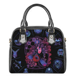 Sagittarius And Astrological Signs Print Shoulder Handbag