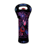 Sagittarius And Astrological Signs Print Single Neoprene Wine Tote