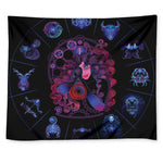 Sagittarius And Astrological Signs Print Tapestry
