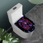 Sagittarius And Astrological Signs Print Toilet Lid Cover