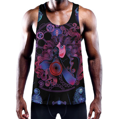 Sagittarius And Astrological Signs Print Training Tank Top