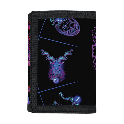 Sagittarius And Astrological Signs Print Trifold Wallet