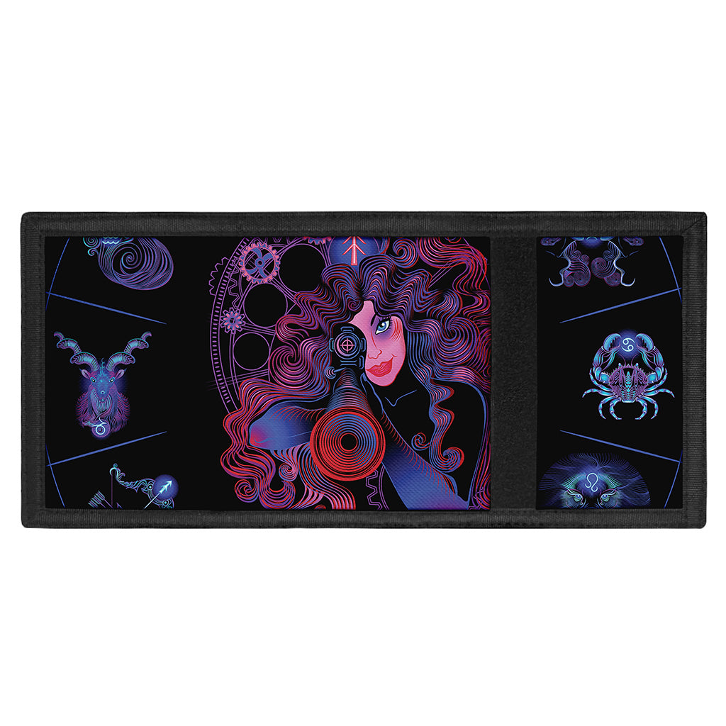 Sagittarius And Astrological Signs Print Trifold Wallet