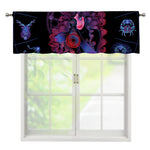 Sagittarius And Astrological Signs Print Window Valance