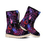 Sagittarius And Astrological Signs Print Winter Boots