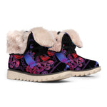 Sagittarius And Astrological Signs Print Winter Boots