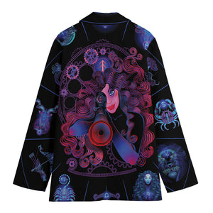 Sagittarius And Astrological Signs Print Women's Blazer