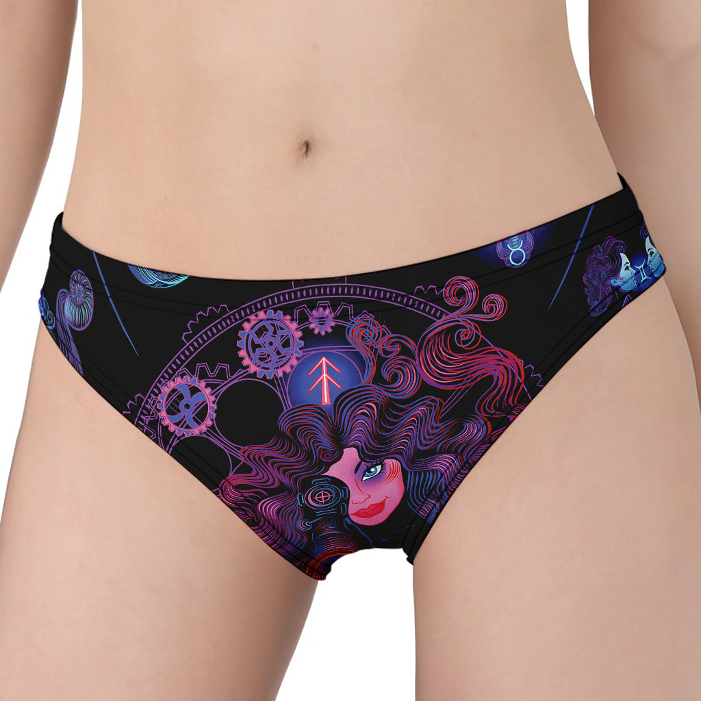 Sagittarius And Astrological Signs Print Women's Panties