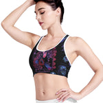 Sagittarius And Astrological Signs Print Women's Sports Bra